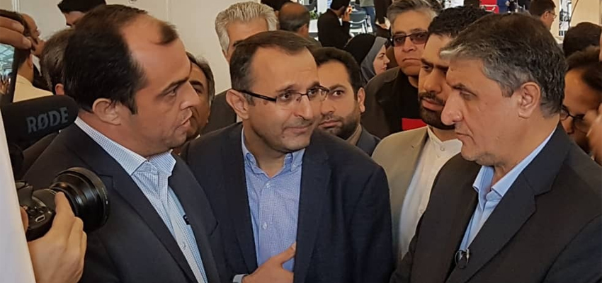 بازدید وزیر راه و شهرسازی از غرفه بارپین